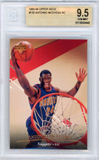 1995-96 Upper Deck #135 Antonio McDyess Rookie RC BGS 9.5 Gem Mint POP 1