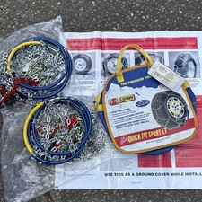 2326-s Les Schwab Quick Fit Sport Light Trucksuv Tire Chains 1 Pair Never Used