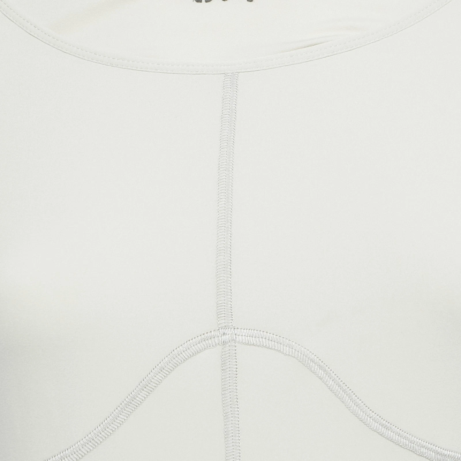 Abito Bodycon Scollo Tartaruga Maglia Off White Grigio Stampa Off M