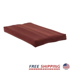 Reversible Dog Crate Pad Water Stain Resistant Machine Washable Soft Plush Bed