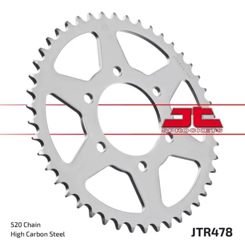 JT Steel Rear Sprocket 45T 45 Tooth Ninja 650R 06-22 ZX-6R 03-22 Versys 650 07-2 - Bild 1 von 11