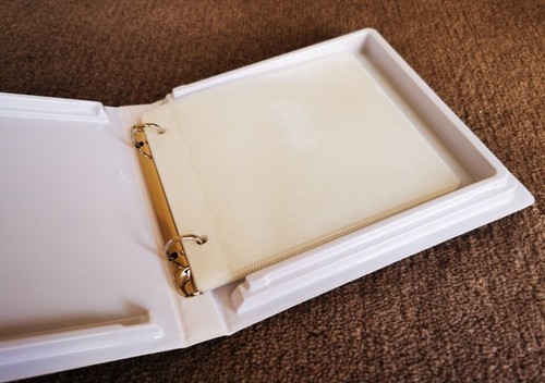 PREMIUM Audiobook CD Case Album - Ring Binder CD Case Clear White Vinyl Album - 第 4/14 張圖片