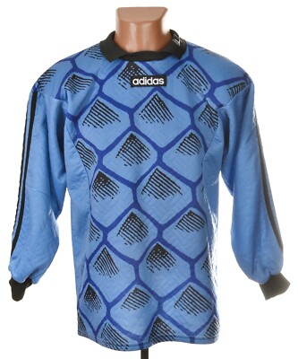 1996-97 adidas グラフィック　ゴールキーパーシャツ VINTAGE ADIDAS 1995/1997 GK FOOTBALL SHIRT SIZE S OLIVER