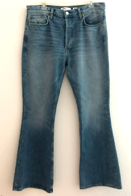 Re/Done Jeans High Break Flare Womens Size 31 Vintage Blue