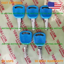 5 PK14601 Keys For Case IH Ford NEW HOLLAND Tractor Models 5640 6640 7740 7840