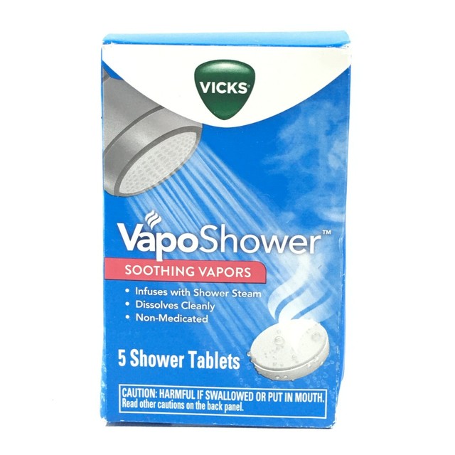 Vicks VapoShower Soothing Vapors Shower Tablets 5 count eBay