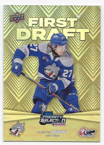 21/22 UPPER DECK CHL FIRST DRAFT Hockey (#FD1-FD25) U-Pick From List - Picture 3 of 26
