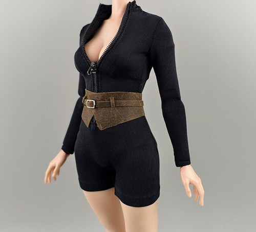 1/6 Scale Female Sexy High Neck Bodysuit Model For 12IN Action Figure Body - Picture 6 of 23