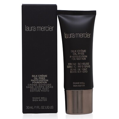 LAURA MERCIER SILK CREME OIL-FREE PHOTO EDITION FOUNDATION (5C1) OZ NIB 