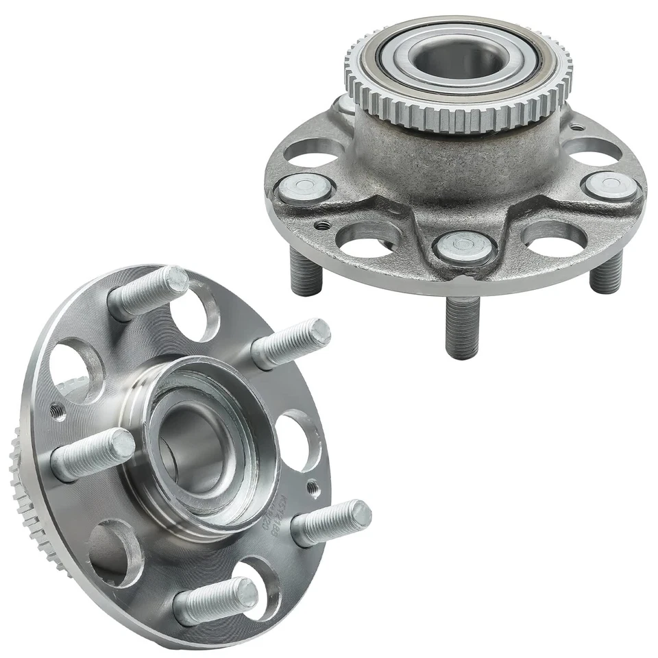 Front Steering Knuckles Rear Wheel Hub Bearings for 2003-2007 Honda Accord 2.4L - Image 4 of 4