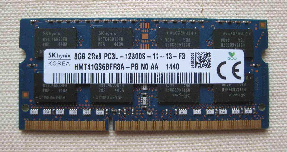 SK hynix 8GB DDR3L-1600 / PC3L-12800S CL11 SO-DIMM Low