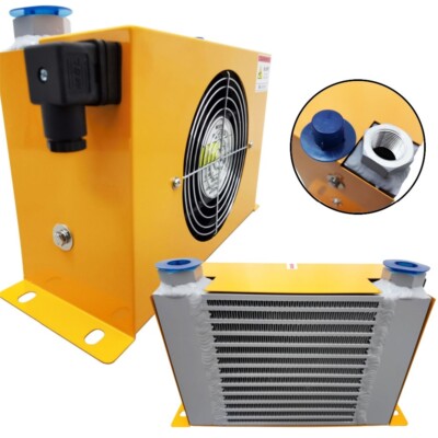 Hydraulic Air Cooler 12V Fan Cooler Aluminum Hydraulic Radiator Oil Cooling Mach