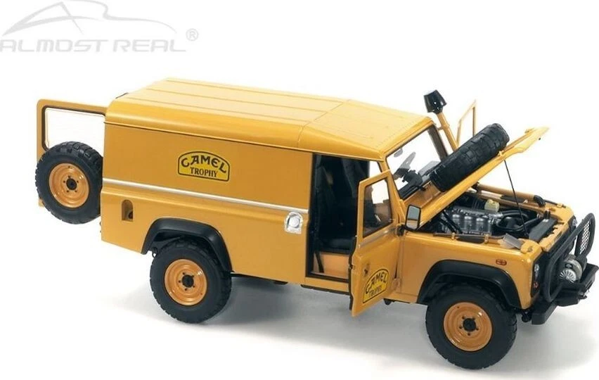 MODELLINO AUTO 1:18 ALMOST REAL LAND ROVER 110 CAMEL TROPHY BORNEO 1985 DIE CAST - Immagine 2 di 4