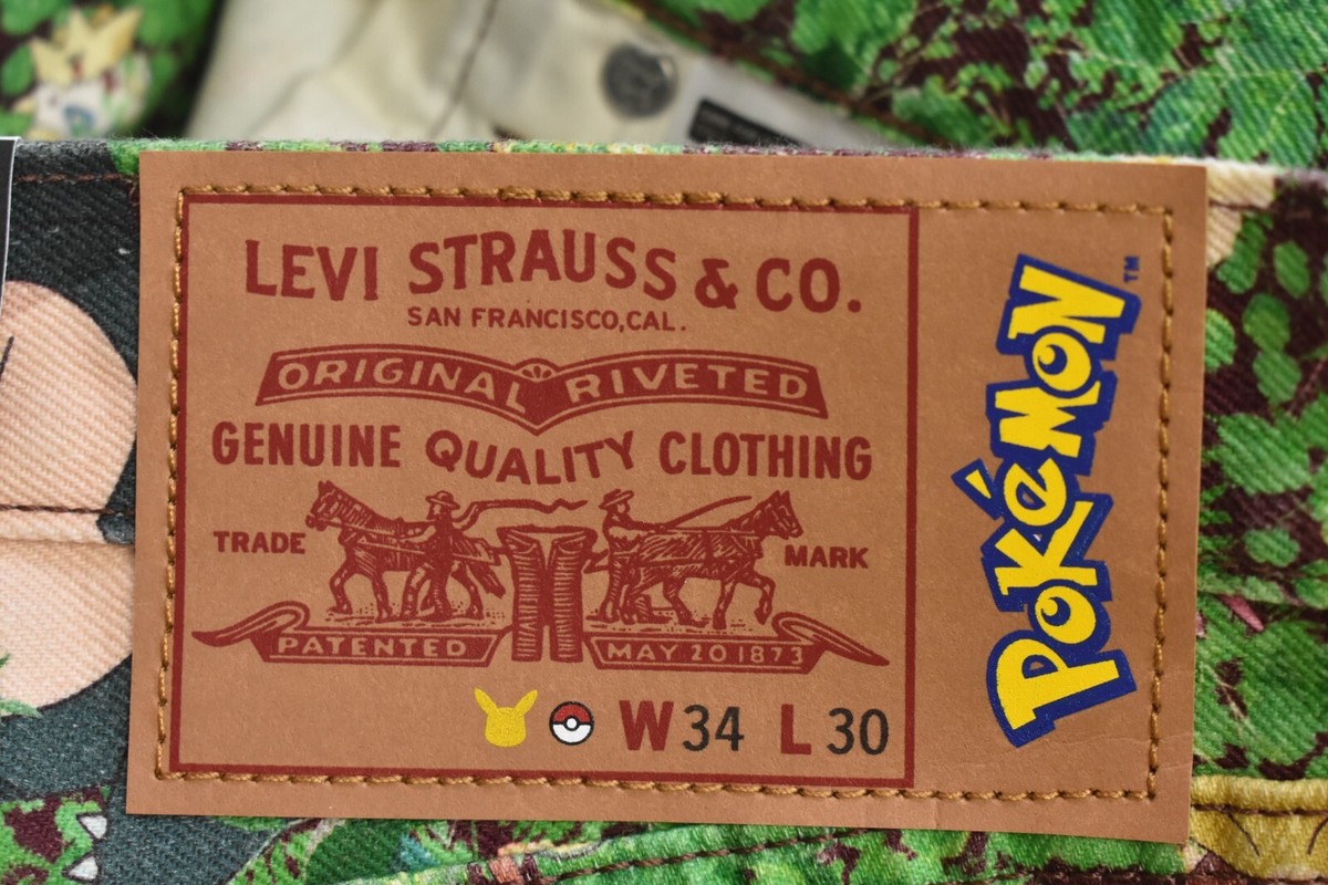 Levis X 551Z Mens Authentic Straight Pokemon 25th Levis X 551Z Mens Authentic Straight Pokemon 25th