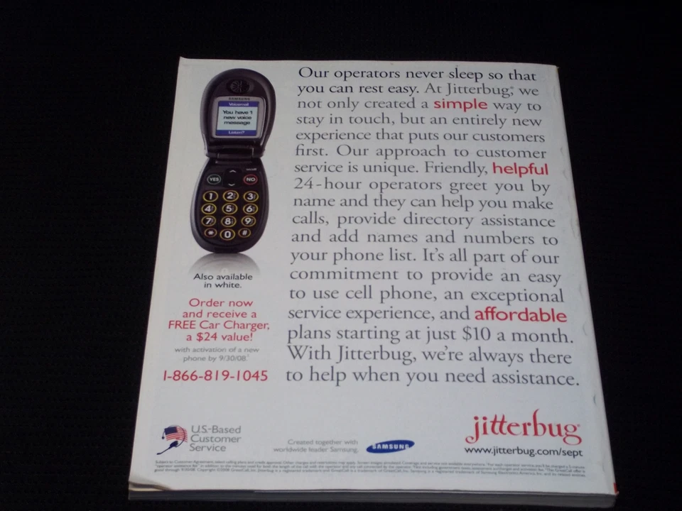 2008 SEPTEMBER READER'S DIGEST LARGE PRINT MAGAZINE - LAUGH FRONT COVER - E 4465 Foto 2 de 2