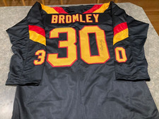 Canucks Gary Bromley signed Jersey W/COA
