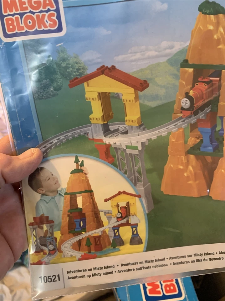 Thomas and friends mega bloks 10521 misty mountain toy train set . COMPLETE SET - Image 2 of 4