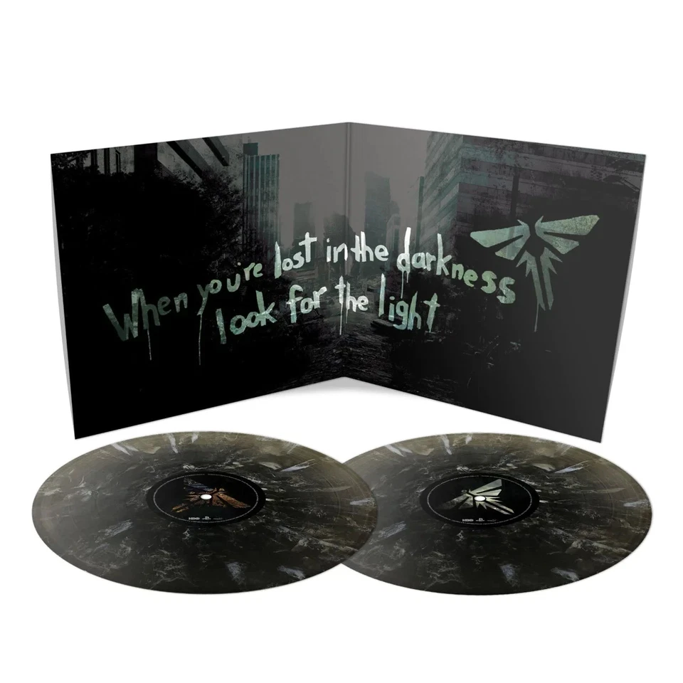 THE LAST OF US - SEASON 1 - 2 X 12" - BLACK + SILVER SWIRL VINYL - MONDO - NEW ! - Image 2 of 4