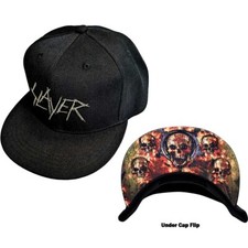 Slayer 'Scratchy Logo' Black Snapback Cap - NEW OFFICIAL