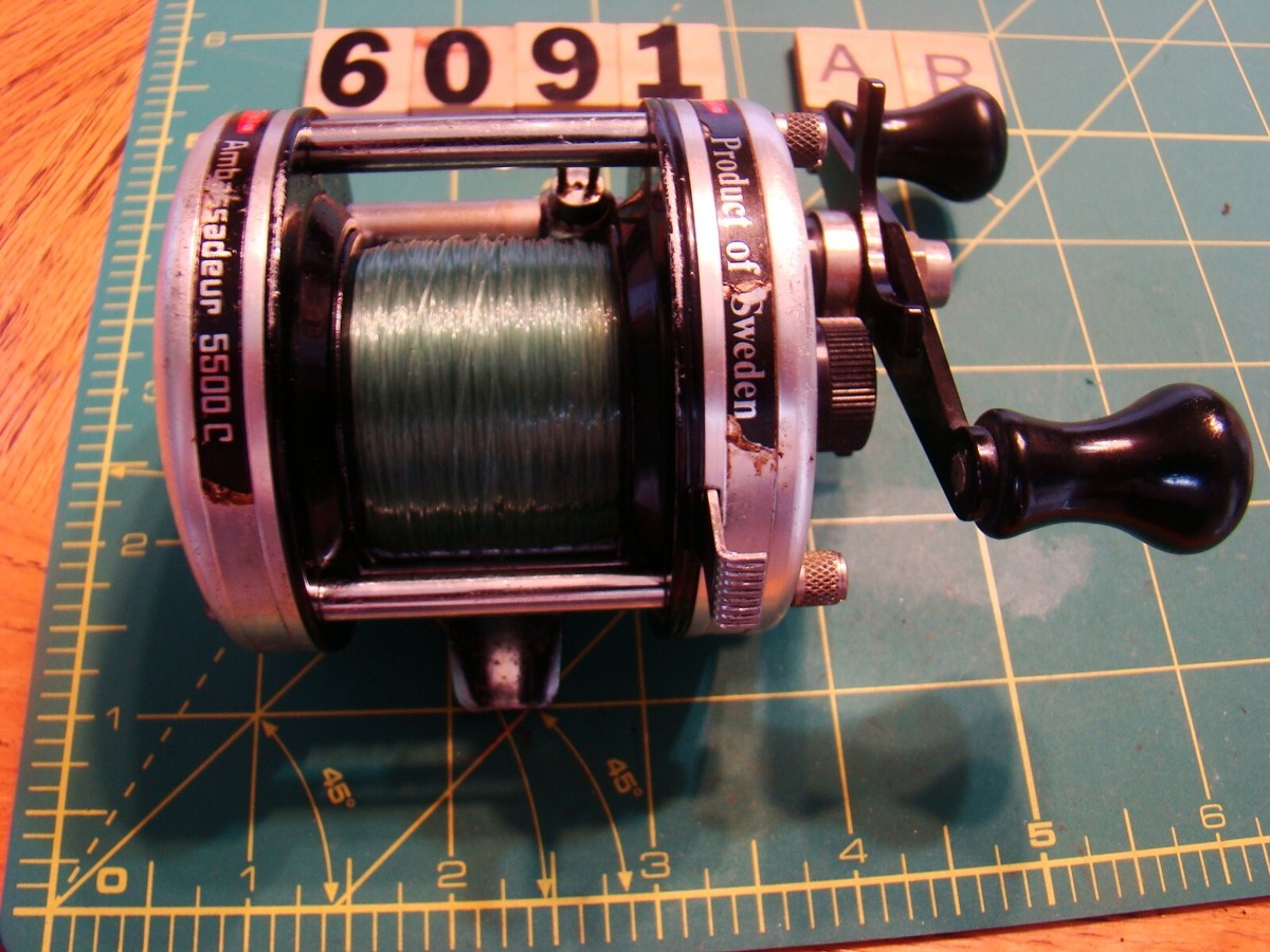 V6091 AR ABU GARCIA AMBASSADEUR 5500C BAITCASTER FISHING REEL | eBay