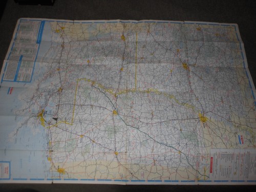 Vintage Exxon Karte von Arkansas, Louisiana und Mississippi, 1977, gebraucht - Bild 3 von 7