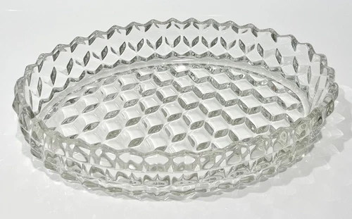 Fostoria AMERICAN Clear Pattern 11" OVAL FLOATING GARDEN BOWL Excellent!