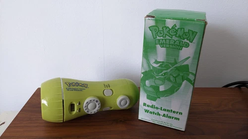 Pokemon Emerald (Esmeralda) Radio, Torch & Alarm | Italian Promo Item | Working