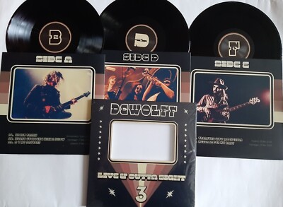 LP DeWOLFF Live & Outta Sight 3 - BLACK VINYL - Electrosaurus15 - STILL SEALED