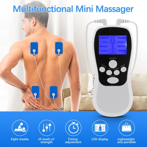 TENS EMS/dispositivo de estimulación eléctrica dispositivo de masaje estimulador muscular - Imagen 2 de 14