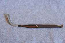 alum vintage eyeglass aluminum temple brown 5-3/4