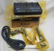 Sony AC-VQL1BP Quad Battery Charger - Adapter for NP-970, NP-F770, AND NP-F57O