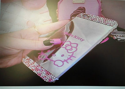 Hello Kitty Mirror Diamond Bling Silikon Case Schutzhülle für iPhone 5 5S / 6 6S