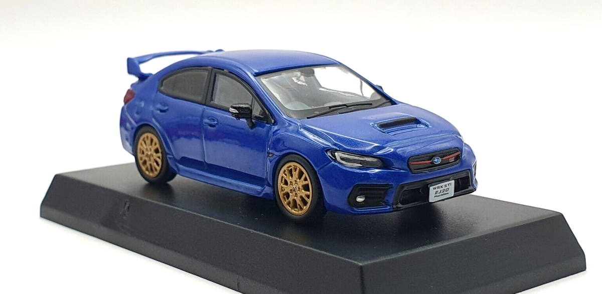 1/64 Kyosho SUBARU IMPREZA WRX STI VA BLUE EJ20 FINAL VERSION