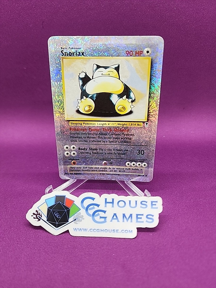 Snorlax Legendary Collection Reverse Holo Pokemon 64/110 *CCGHouse