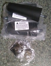NATGAI Black Plastic Furniture/Sofa Bed Legs 5 5/8" New - Hardware Included.