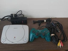 Sony Playstation PS One  PS1 Console w Controller Cables Works Perfect