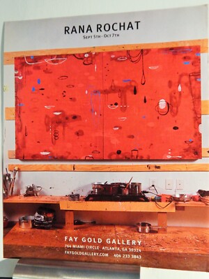 RANA ROCHAT ART PIECE VTG ORIG  2003 ADVERTISEMENT