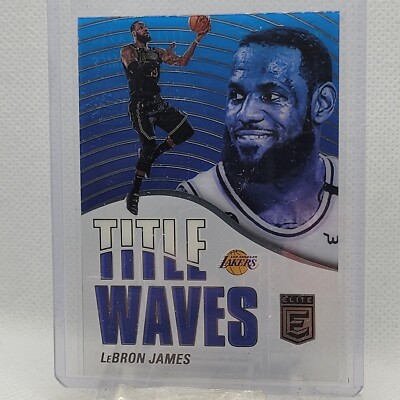 2021-22 Panini Donruss Elite LeBron James Title Waves | eBay