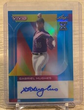 2022 Leaf Vivid Gabriel Hughes XRC Auto Autograph True 1/1 Rockies