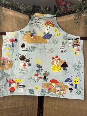 Blue Q Apron I ve Got A Crush On Your Cooking Mushroom Print w/ Two Pockets