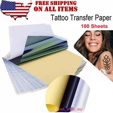Tattoo Transfer Paper Stencil Carbon Thermal Tracing Hectograph Supplies Sheets