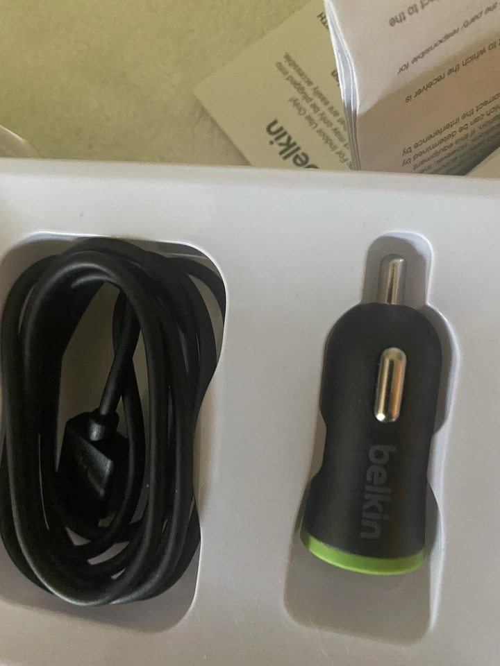 Belkin Car Charger with 4' Micro-USB Sync Charge Cable For Samsung+LG &more - Image 2 of 2