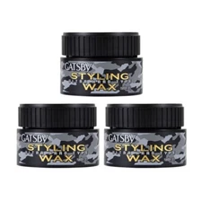 Gatsby Hair Wax / Mens Hair Styling Ultra Hard Wax / 80g x 3ea