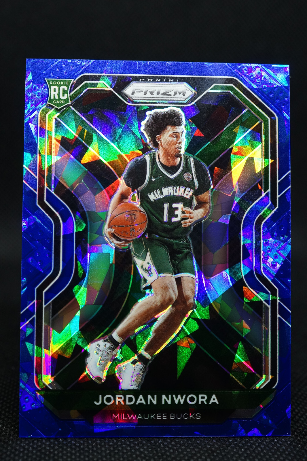 2020-21 NBA Panini Prizm BLUE ICE ROOKIE #273 Jordan Nwora 112/125 INVEST RC