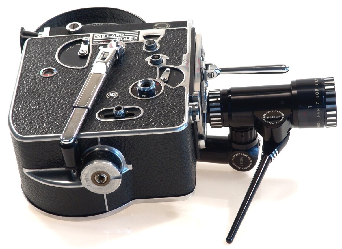 BOLEX H8 MOVIE FILM CAMERA PAN-CINOR 1:1.9 f=8-40mm ZOOM BOLEX H8 MOVIE FILM CAMERA PAN-CINOR 1:1.9 f=8-40mm ZOOM