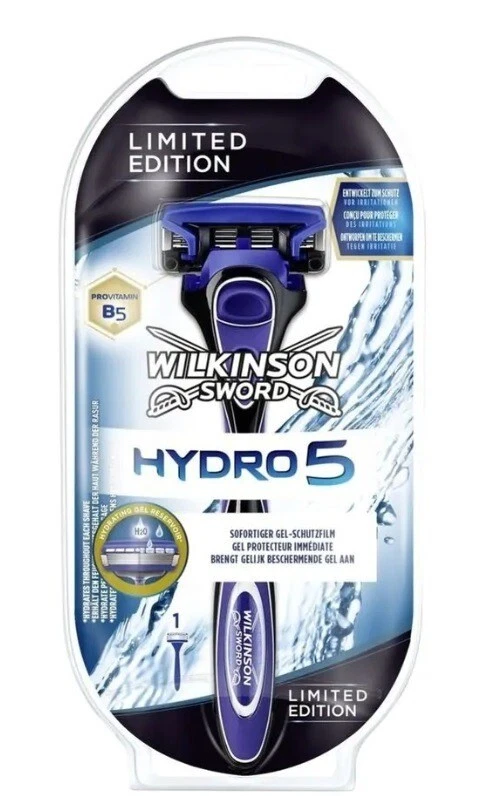 Wilkinson Sword Hydro 5 Men's Razor (Limited Edition) Black & Blue