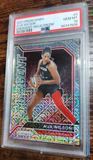 2021 Prizm WNBA A'ja Wilson EMERGENT MOJO /25 #3 PSA 10! POP 1! MVP!