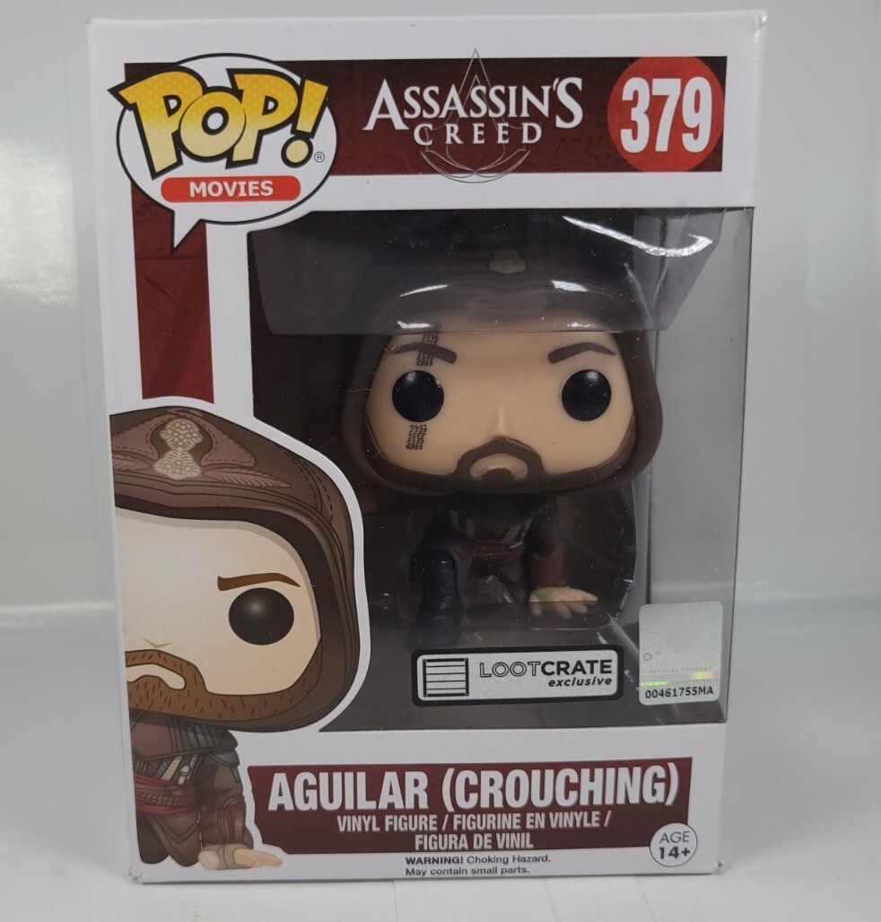 Funko Pop! Movies Assassin'S Creed Vinyl Figure Aguilar (Crouching) 379 Nib
