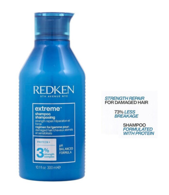 Redken Extreme Shampoo, for dry, brittle, damaged hair - 10oz size    ships free