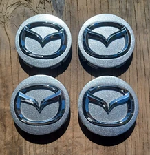 Mazda  CX7 CX9 3 6 MX5 Miata center cap set of 4, 2003-2015, P/N 2874. repainted